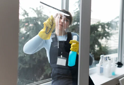 Nettoyage de vitres intérieures et extérieures à Frizon